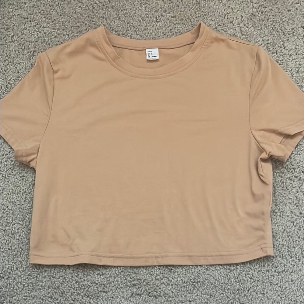 Tan Women's Crop Top